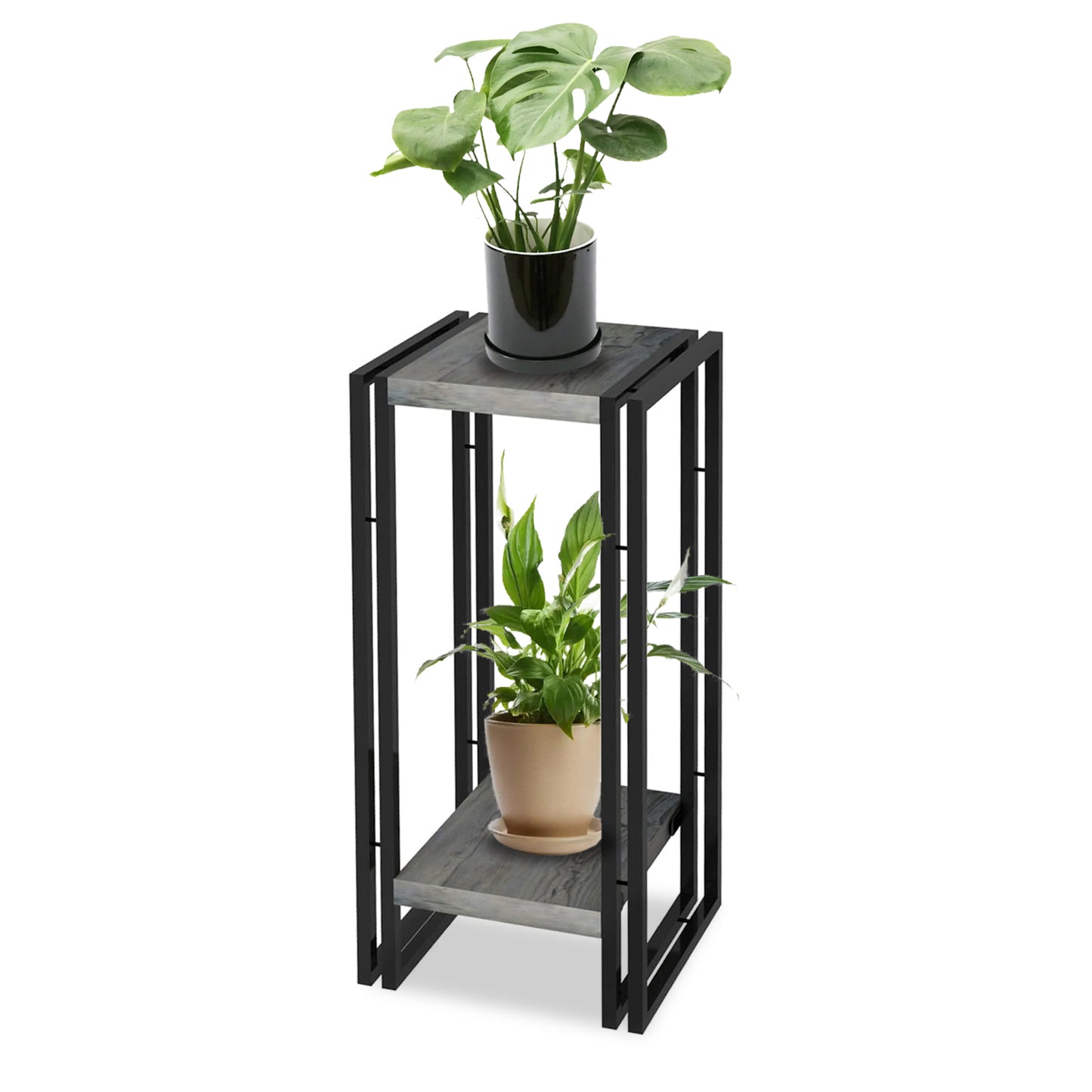 2 Tier Indoor Plant Stand Table, Vintage Flower Pot Holder